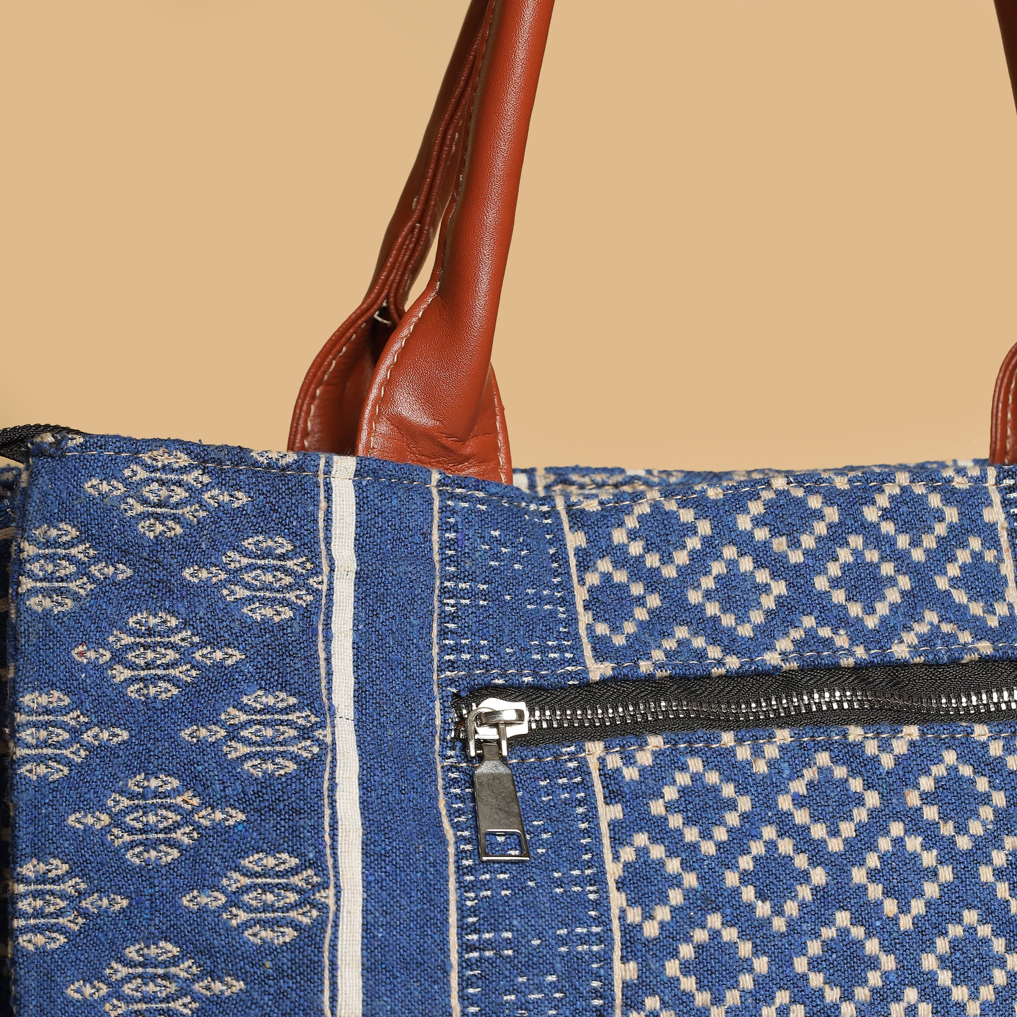 Jacquard Fusion Box Tote Bag